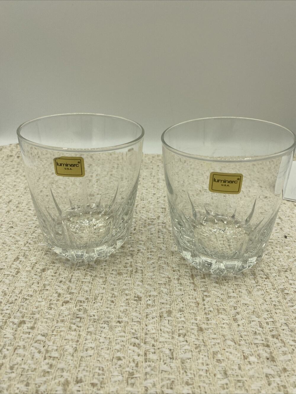 Luminarc USA Clear Glass Water Glass Set Of 2